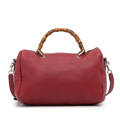 Gucci Calfskin Bamboo Shopper Boston (SHG-5nu9zh)