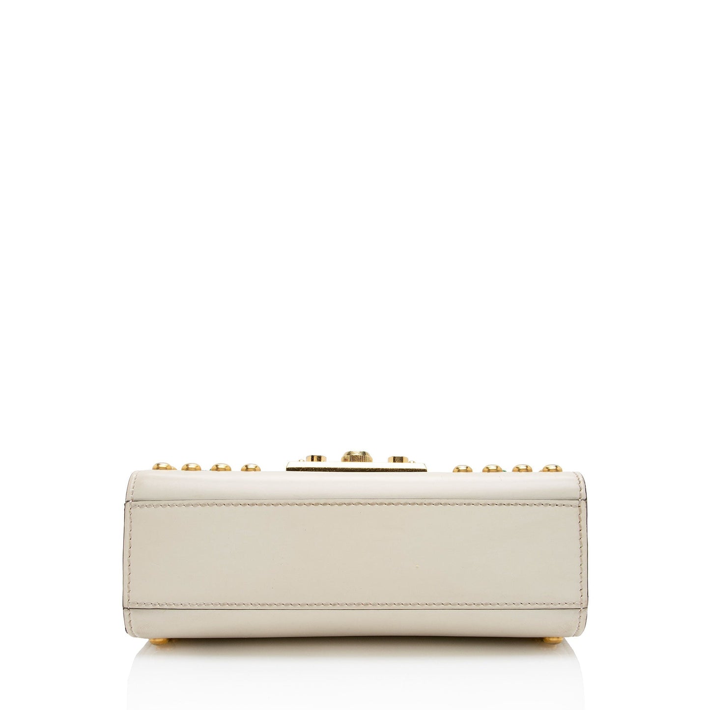 Gucci Calfskin Embroidered Padlock Small Shoulder Bag (SHF-IvAfyD)
