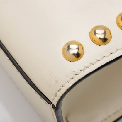 Gucci Calfskin Embroidered Padlock Small Shoulder Bag (SHF-IvAfyD)
