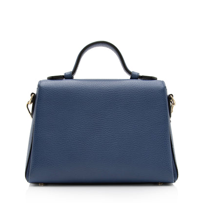 Gucci Calfskin Interlocking G Top Handle Small Shoulder Bag (SHF-2x4YHi)