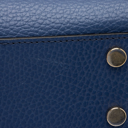 Gucci Calfskin Interlocking G Top Handle Small Shoulder Bag (SHF-2x4YHi)