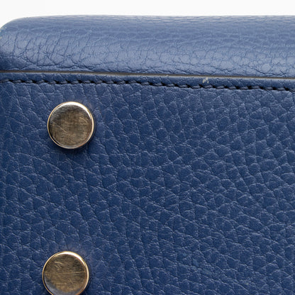 Gucci Calfskin Interlocking G Top Handle Small Shoulder Bag (SHF-2x4YHi)