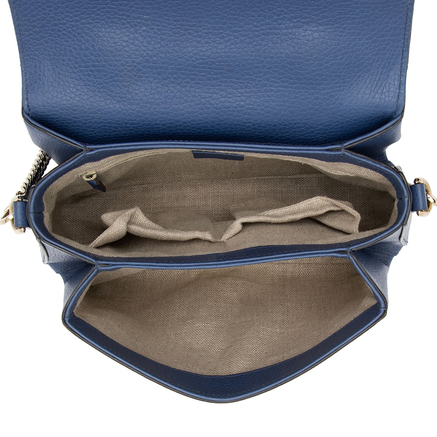 Gucci Calfskin Interlocking G Top Handle Small Shoulder Bag (SHF-2x4YHi)