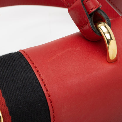 Gucci Calfskin Sylvie Small Shoulder Bag (SHF-eOUvJC)