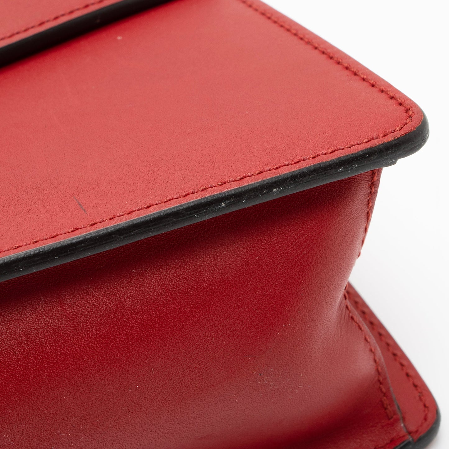 Gucci Calfskin Sylvie Small Shoulder Bag (SHF-eOUvJC)