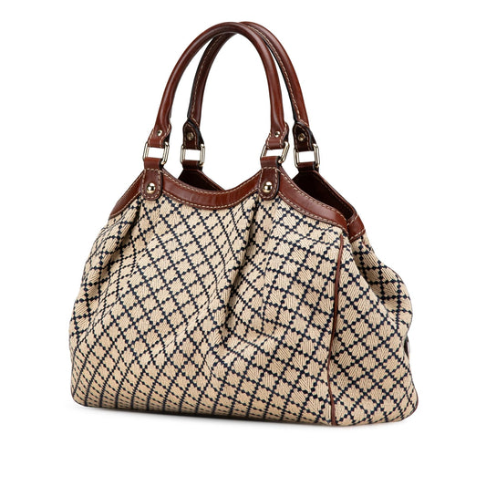 Gucci Canvas Diamante Sukey Tote (SHG-9QlZPA)