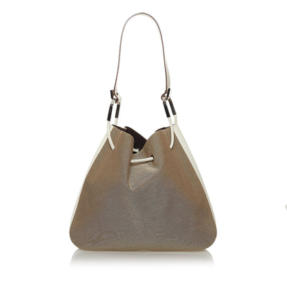 Gucci Canvas Drawstring Shoulder Bag (SHG-29810)