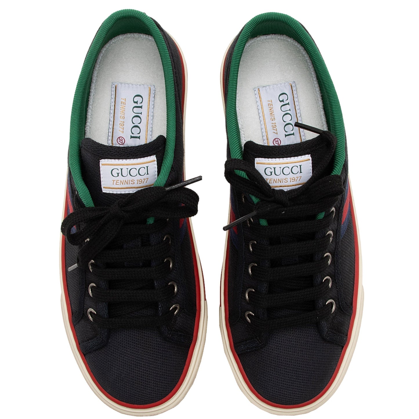Gucci Canvas Web 1977 Tennis Sneakers - Size 7 / 37 (SHF-UoXp4t)