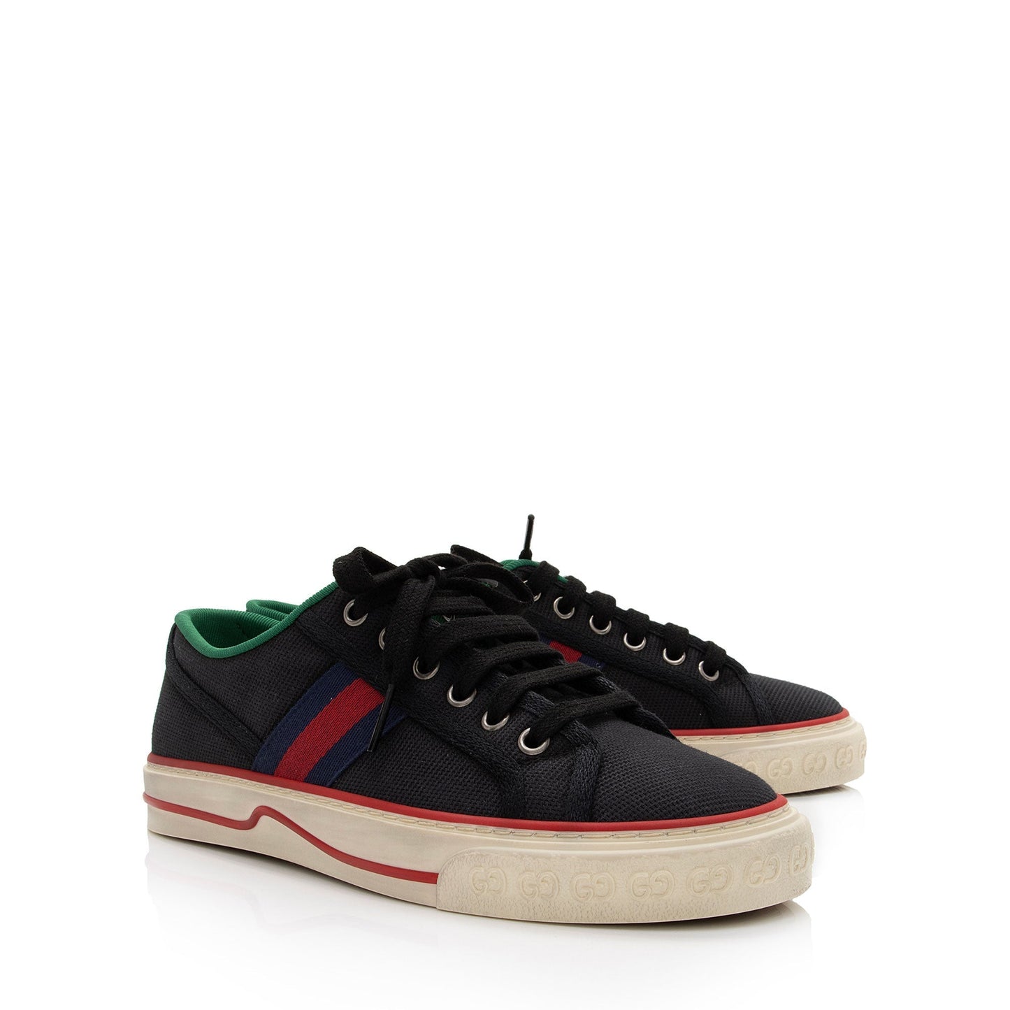 Gucci Canvas Web 1977 Tennis Sneakers - Size 7 / 37 (SHF-UoXp4t)