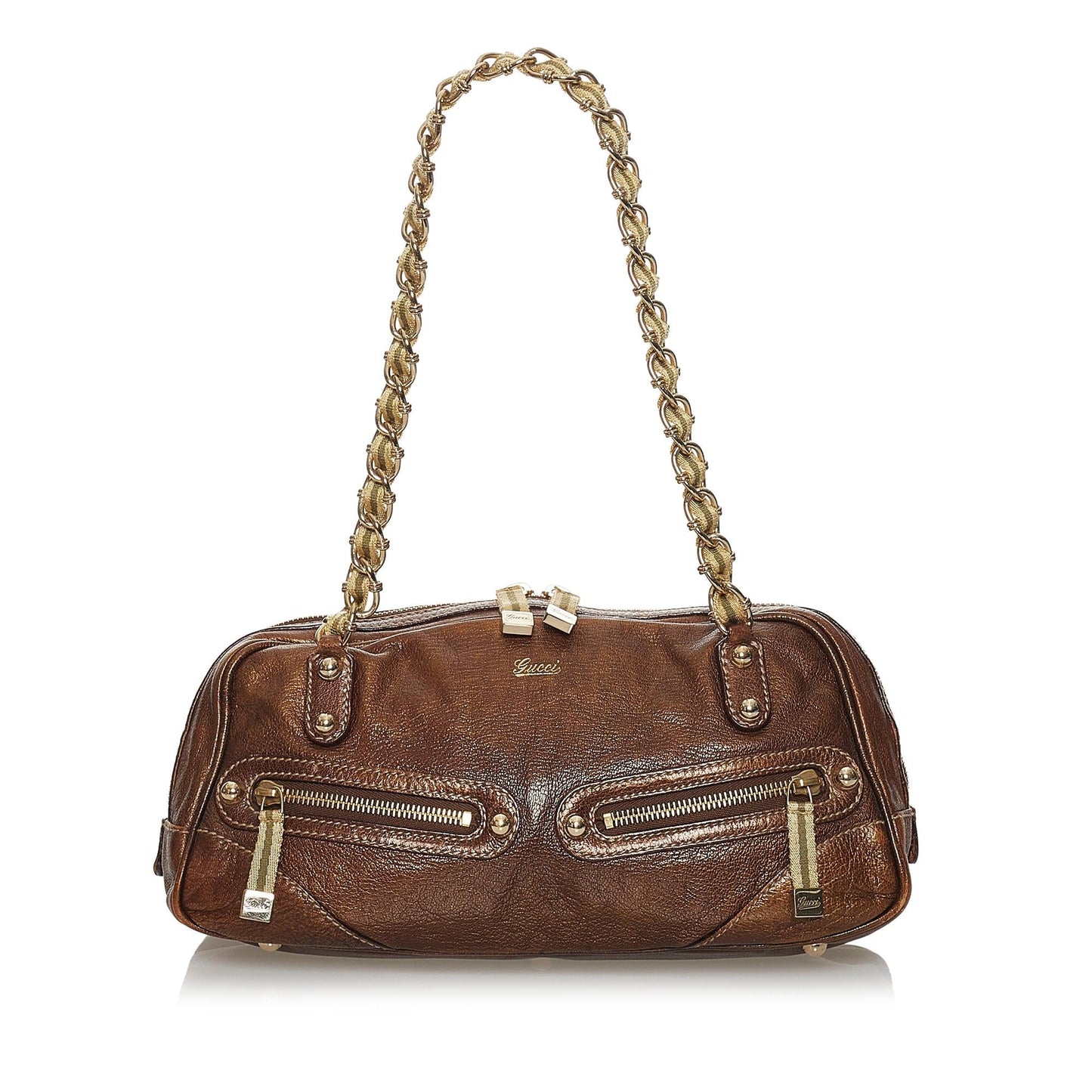 Gucci Capri Leather Shoulder Bag (SHG-31254)