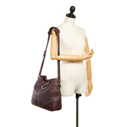 Gucci Charlotte Leather Shoulder Bag (SHG-31136)