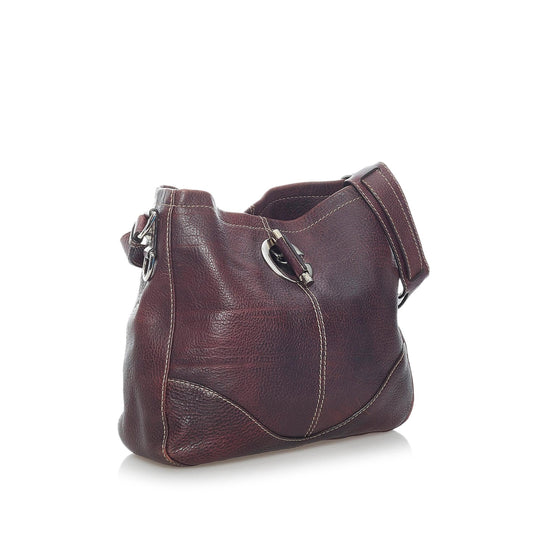 Gucci Charlotte Leather Shoulder Bag (SHG-31136)