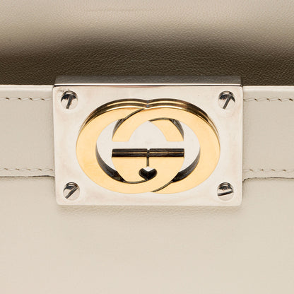Gucci Calfskin Interlocking G Top Handle Bag (SHF-sjQV4q)