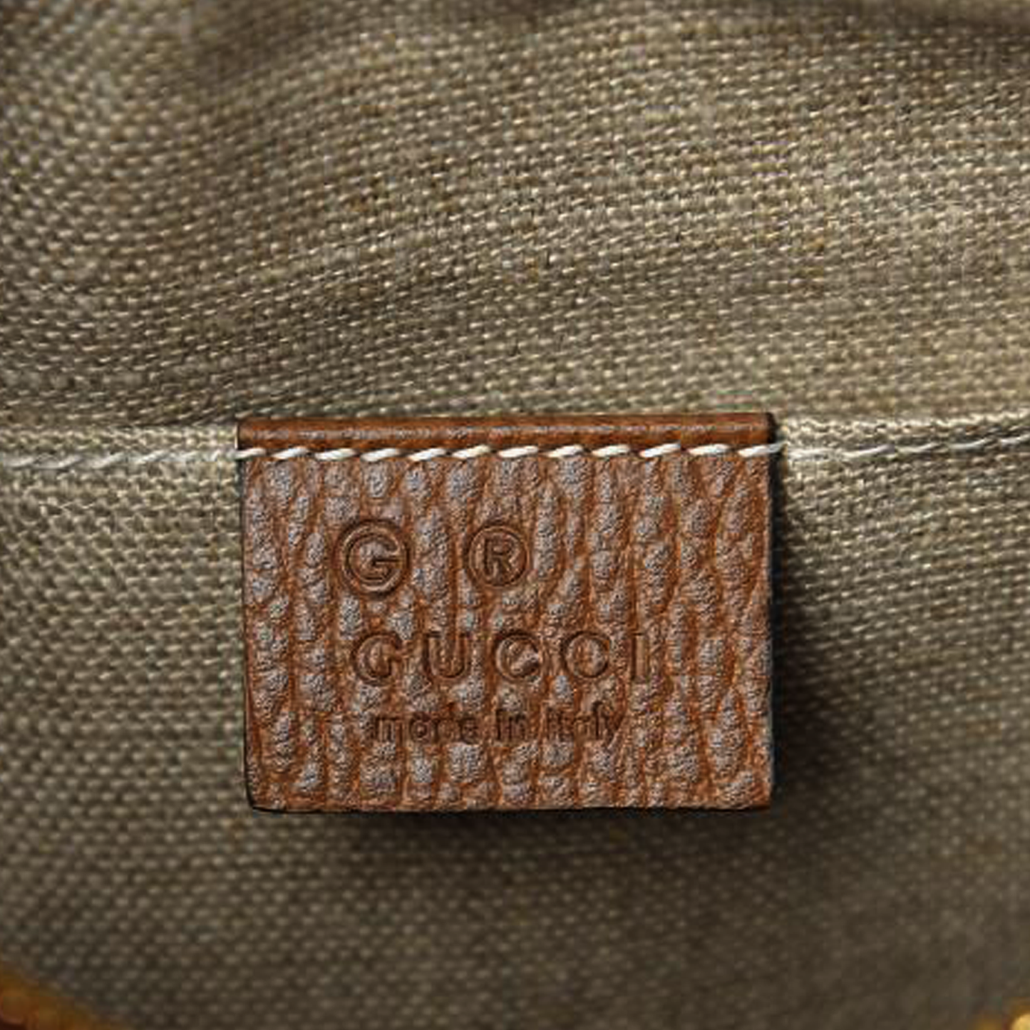 Gucci Canvas Supreme Camera Bag Tobacco