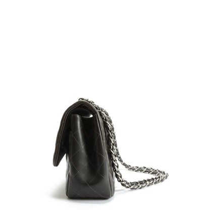 CHANEL Classic Jumbo Double Flap Lambskin- Grey