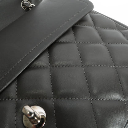 CHANEL Classic Jumbo Double Flap Lambskin- Grey