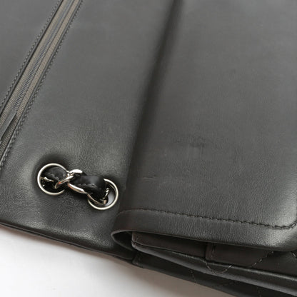 CHANEL Classic Jumbo Double Flap Lambskin- Grey