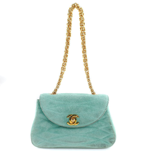 Chanel Chain Handbag Suede Handbag in New Condition