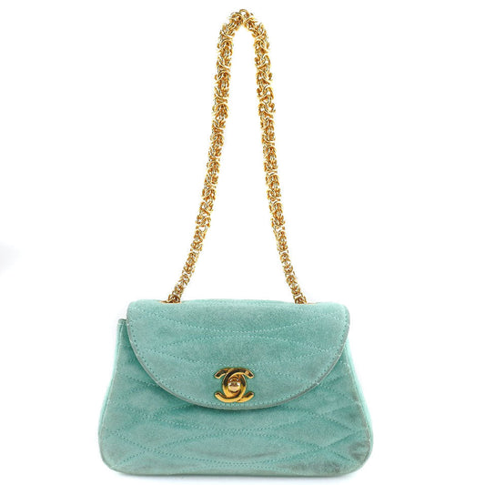 Chanel Chain Handbag Suede Handbag in New Condition