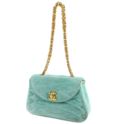 Chanel Chain Handbag Suede Handbag in New Condition