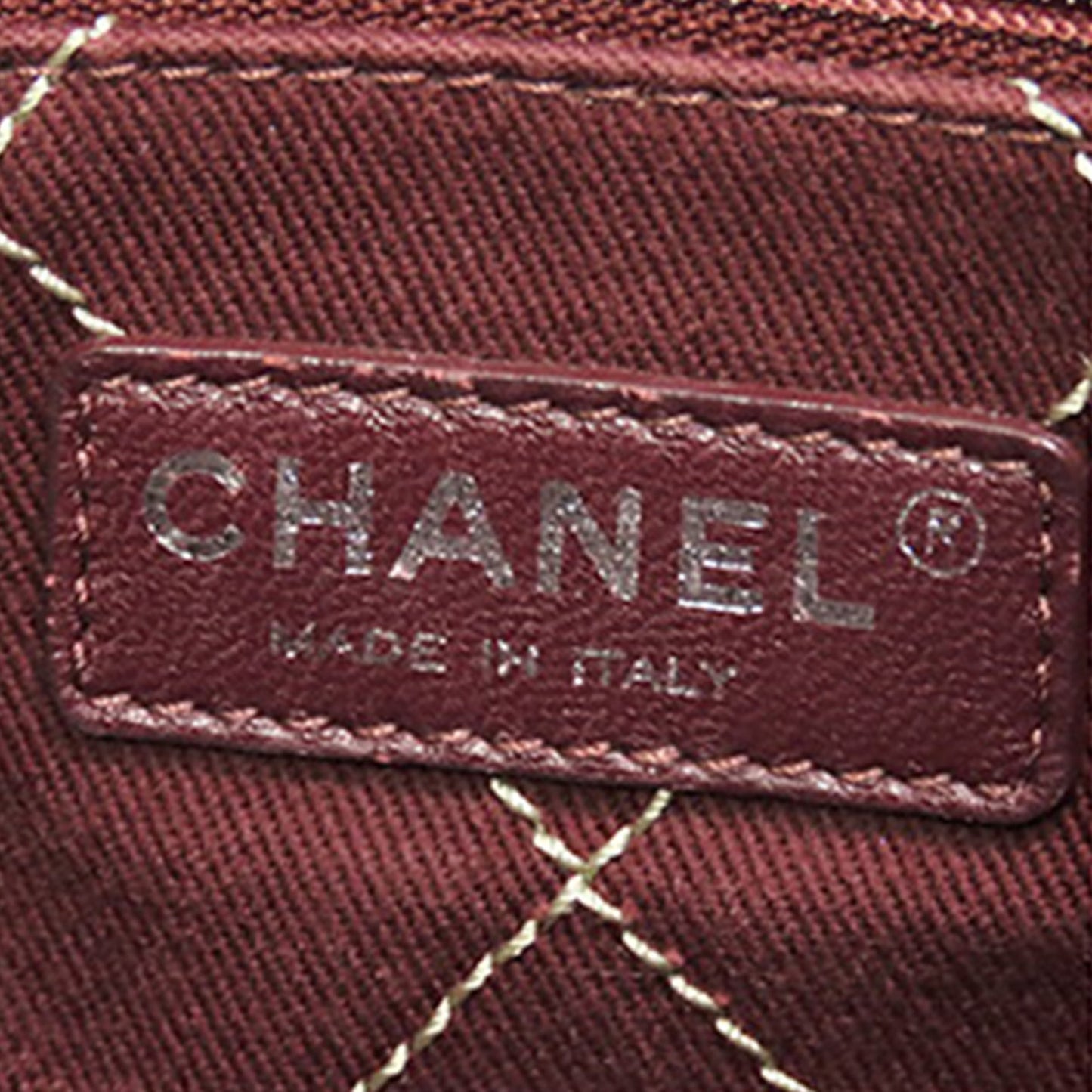 Brown Chanel Small Caviar Shopping Fever Tote