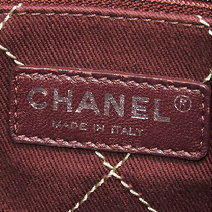 Brown Chanel Small Caviar Shopping Fever Tote