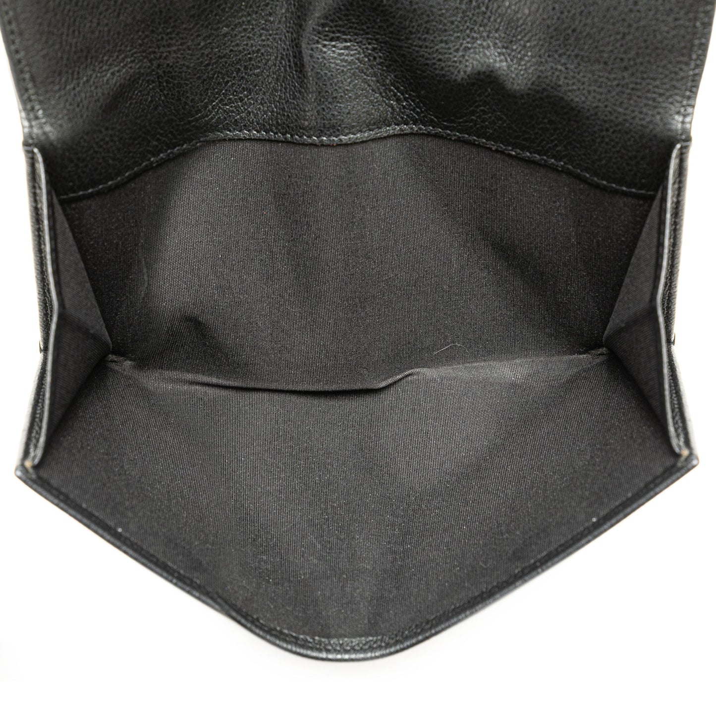 Black Chanel Calfskin Camellia Long Wallet