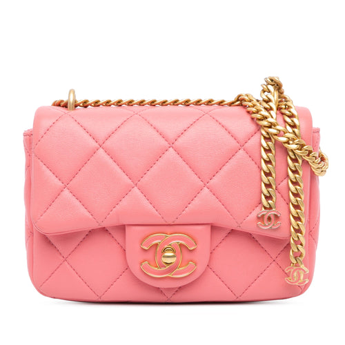 Chanel Sac Mini Lambskin Pending CC Flap