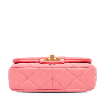 Chanel Sac Mini Lambskin Pending CC Flap