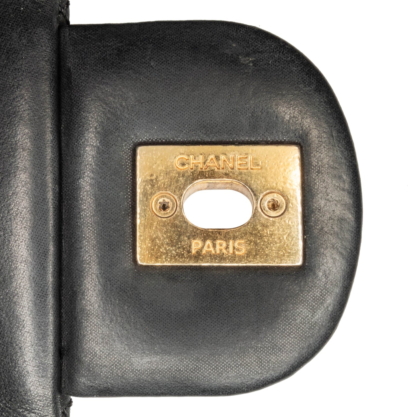 Black Chanel Large Aged Calfskin Chic Quilt Flap Shoulder Bag