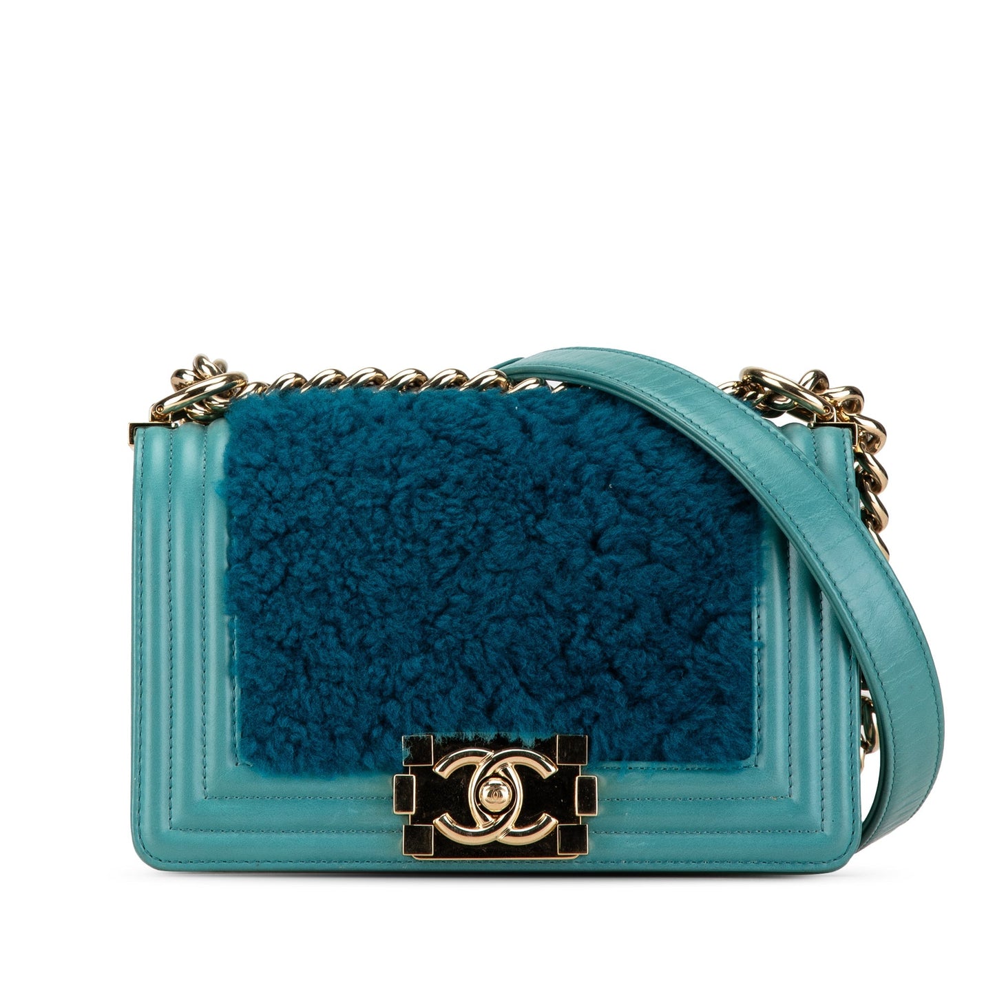 Chanel Sac Small Shearling Boy Flap