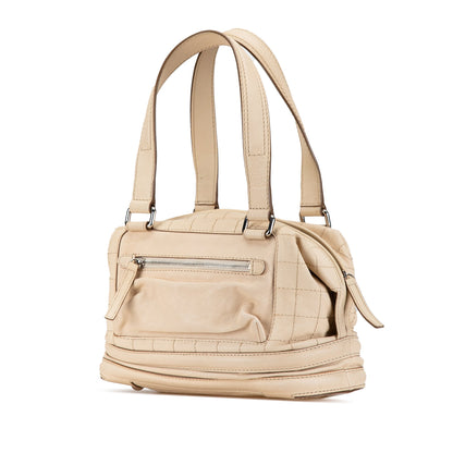Chanel Sac Goatskin Square Stitch Essential Bowler