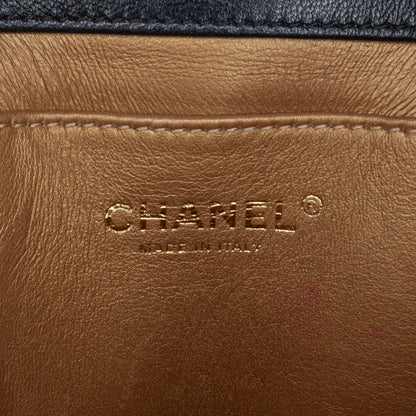 Black Chanel Small Lambskin Chic Pearls Flap Crossbody Bag