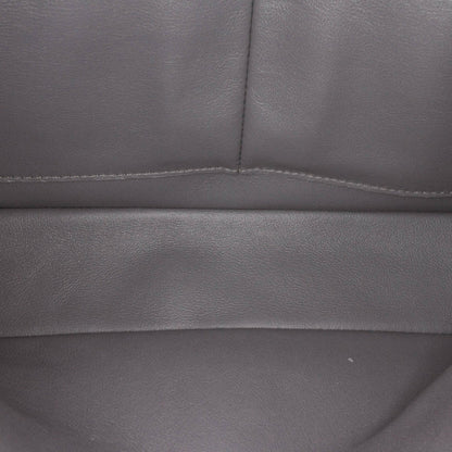 Gray Chanel Medium Classic Patent Double Flap Shoulder Bag