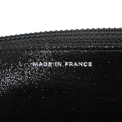 Black Chanel Iridescent Caviar Crystal CC Wallet On Chain Crossbody Bag