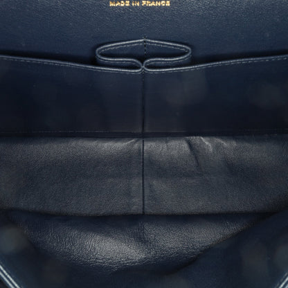 Black Chanel Jumbo Classic Lambskin Double Flap Shoulder Bag