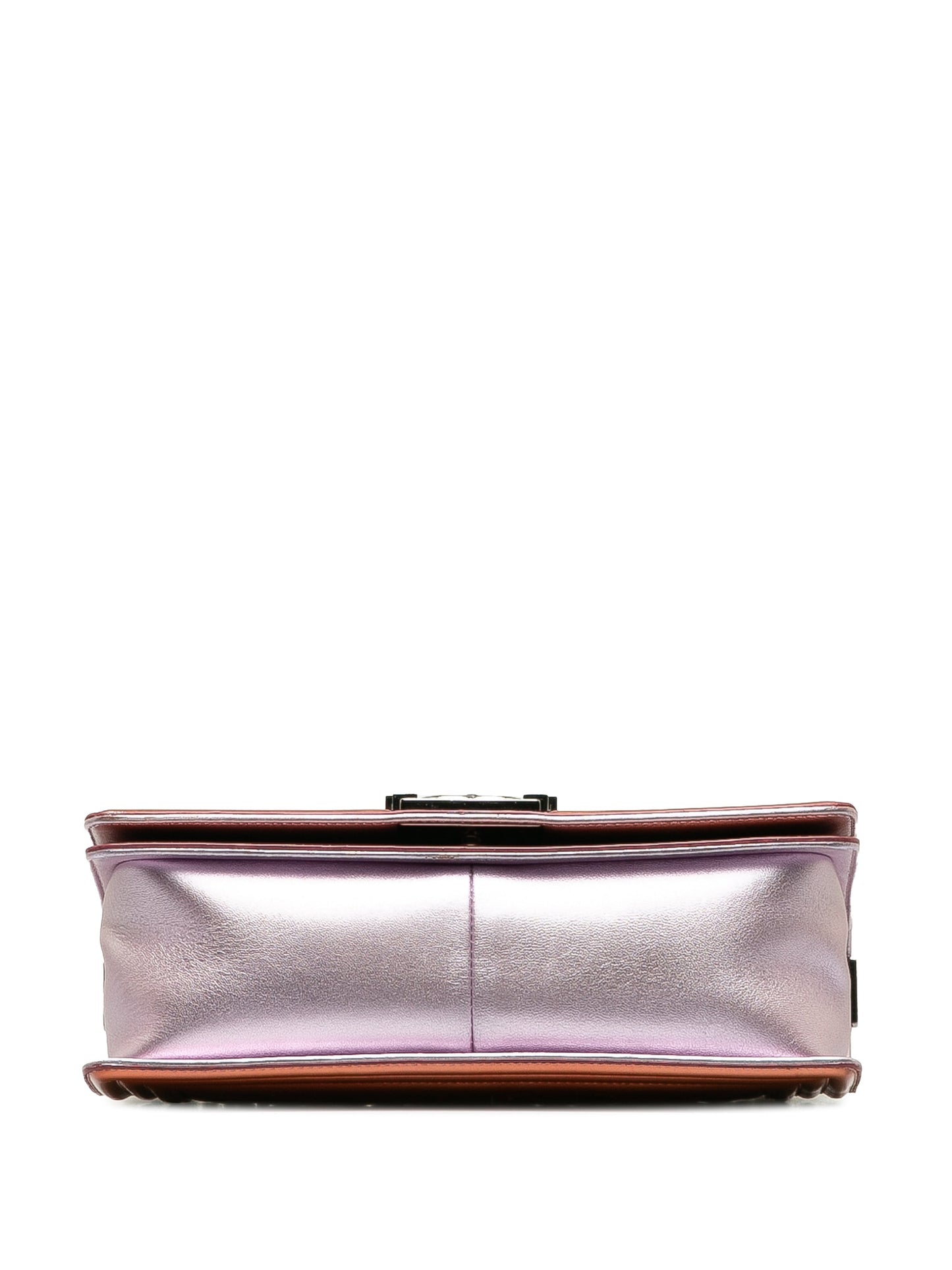 Brown Chanel Medium Patent Boy Flap Bag
