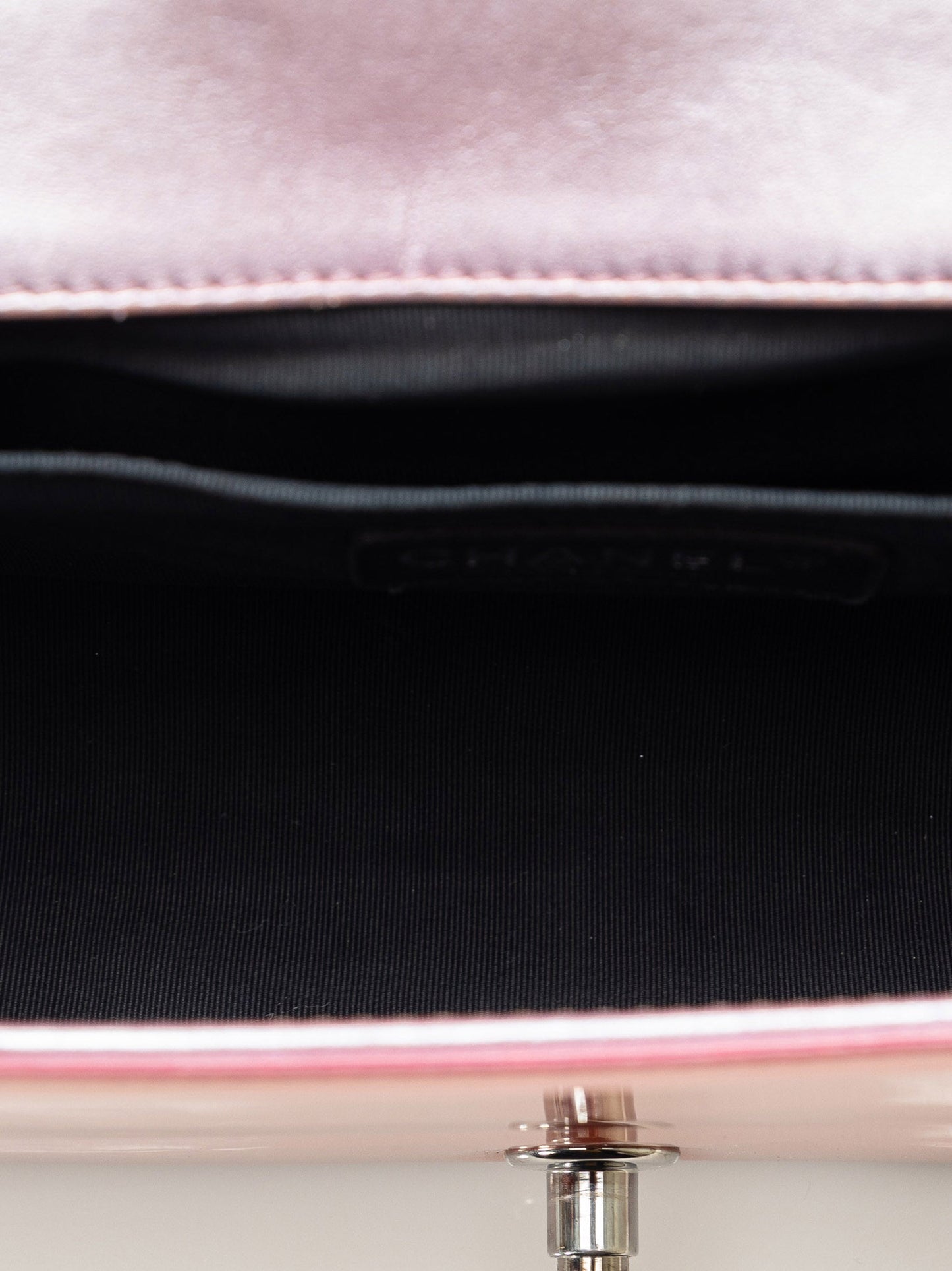 Brown Chanel Medium Patent Boy Flap Bag