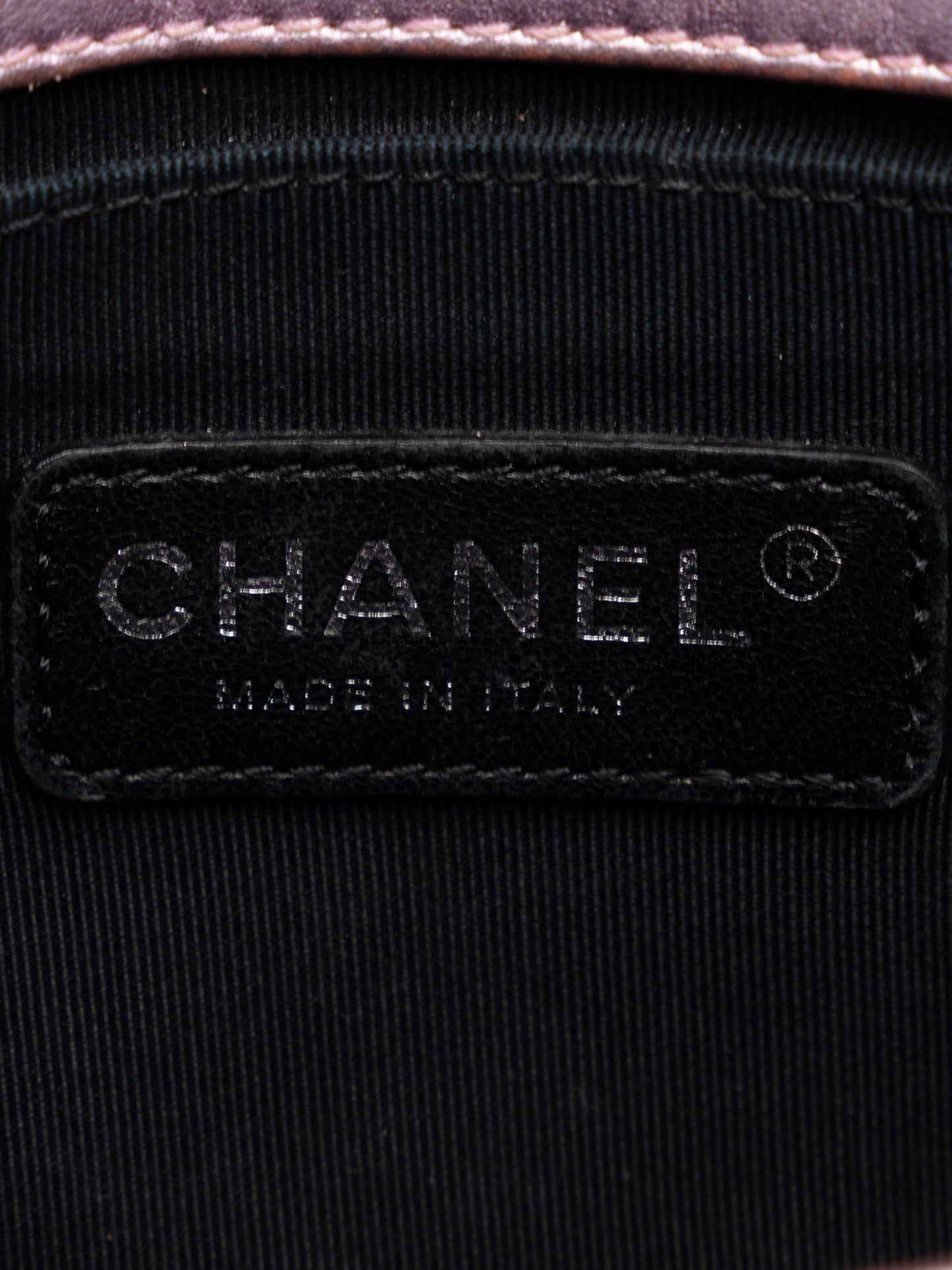 Brown Chanel Medium Patent Boy Flap Bag