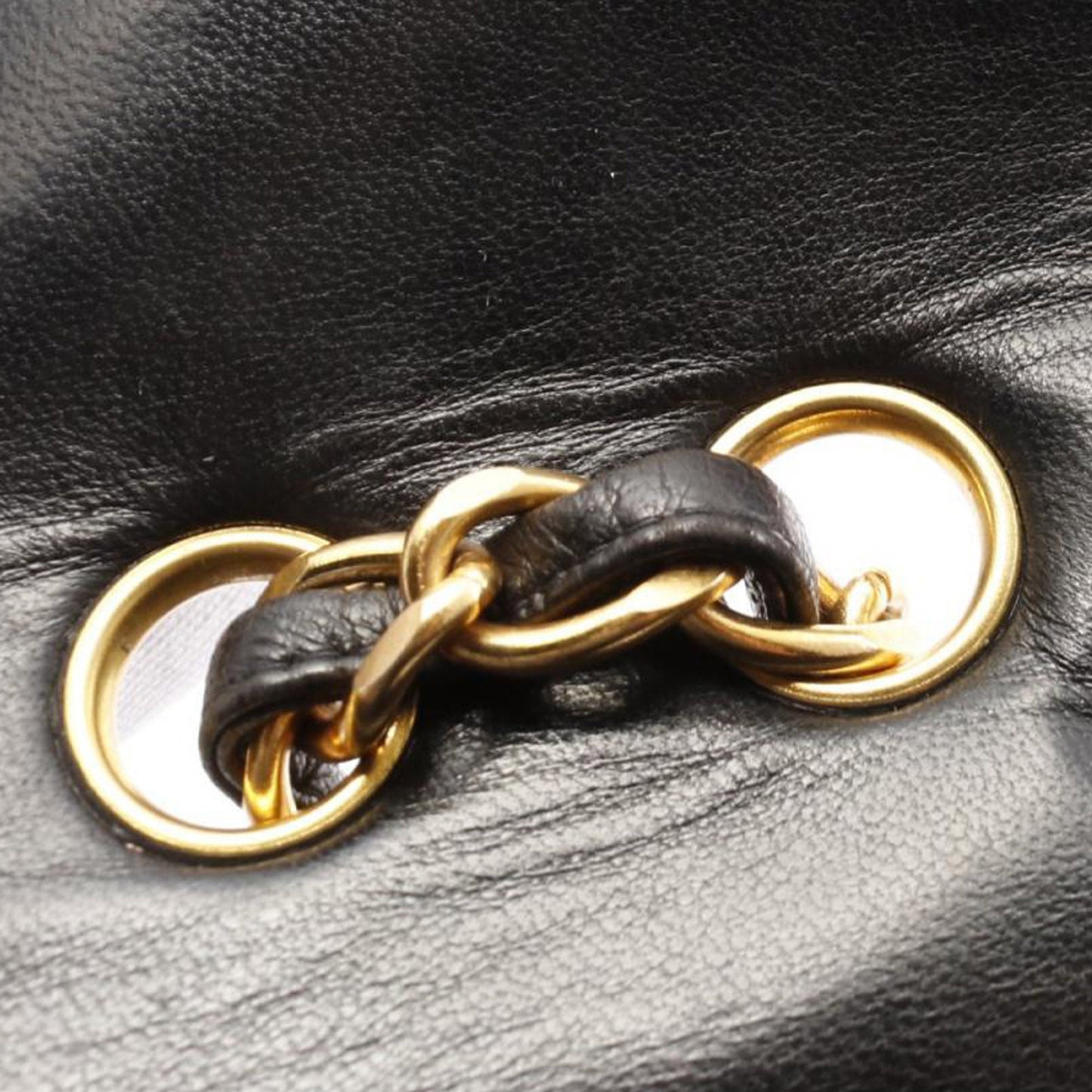 Black Chanel Jumbo Classic Lambskin Single Flap Shoulder Bag