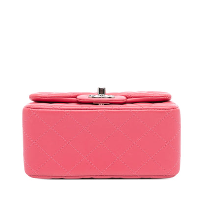 Chanel Sac Mini Square Classic Lambskin Single Flap