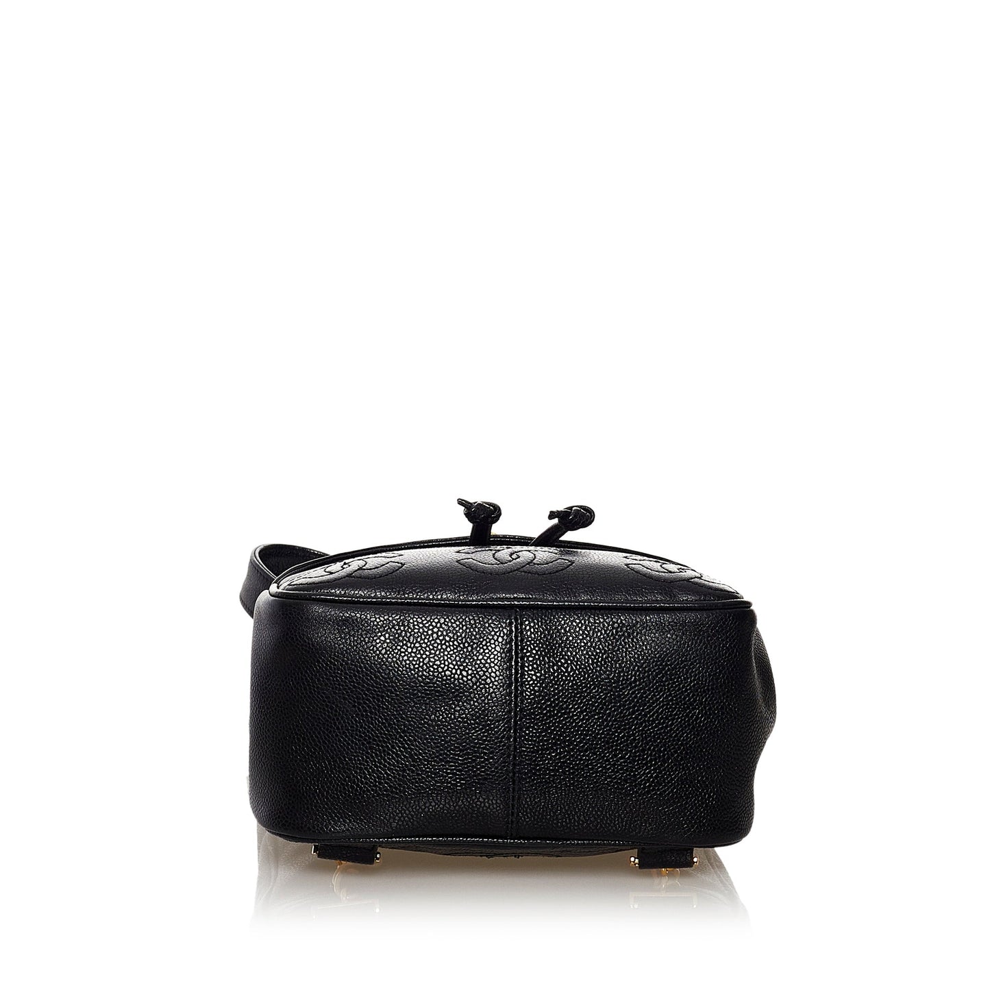 Chanel Triple CC Black Caviar Gold