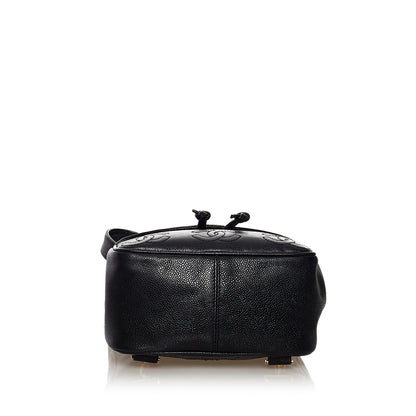 Chanel Triple CC Black Caviar Gold