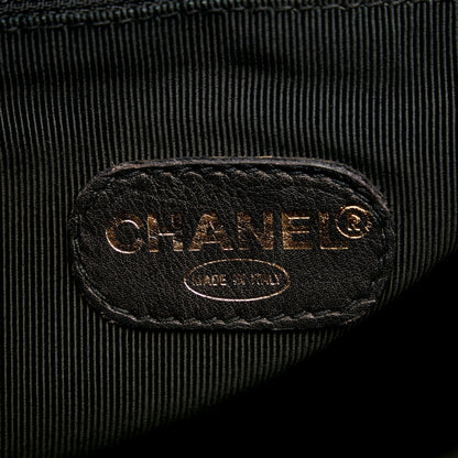 Chanel Triple CC Black Caviar Gold