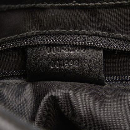 GUCCI Bamboo Leather Shoulder Bag