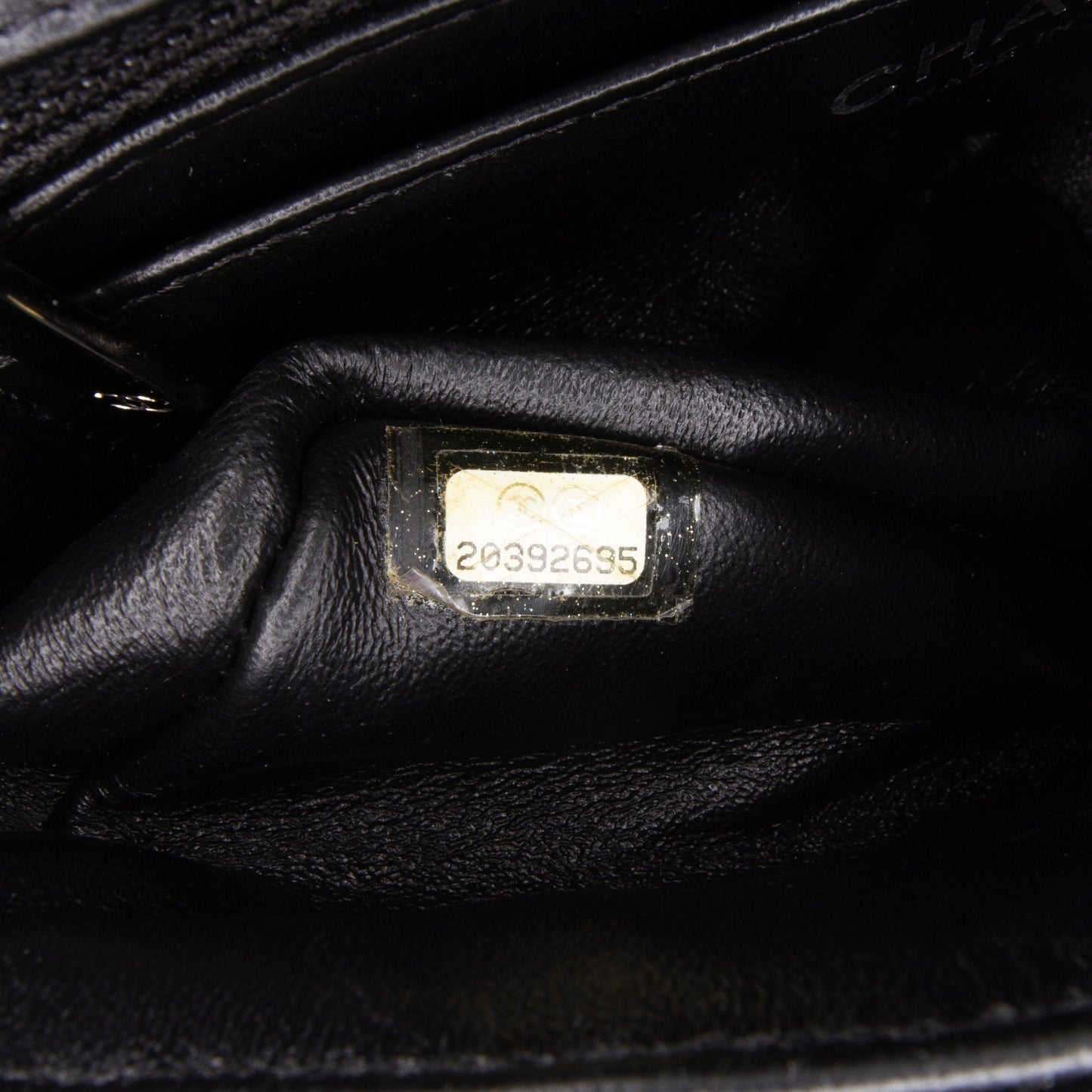 Black Chanel Mini Rectangular Classic Patent Single Flap Crossbody Bag