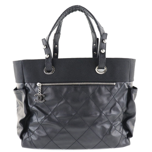 Chanel Paris Biarritz GM Tote Bag Canvas Tote Bag A34210 in New Condition