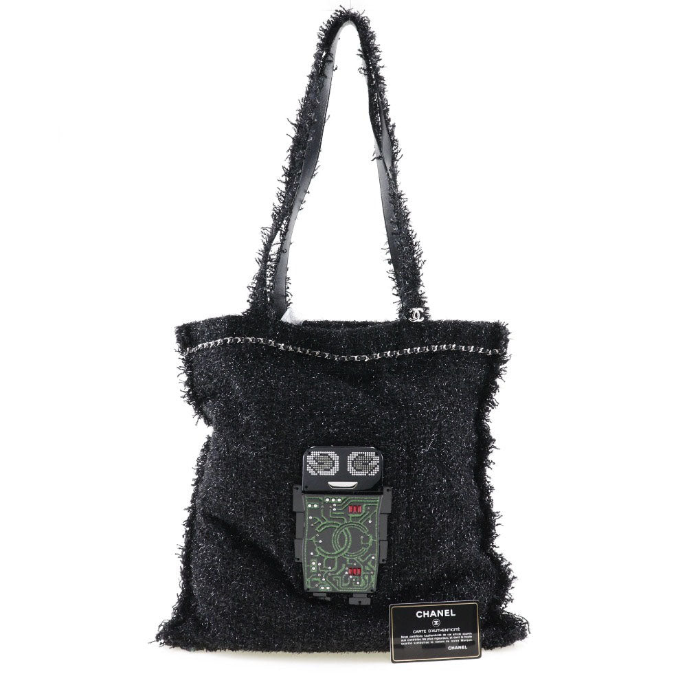 Chanel Robot Tote Bag Canvas Tote Bag A94646 in Great Condition