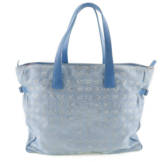 Chanel Travel Line Tote TGM Canvas Tote Bag A15826 in New Condition