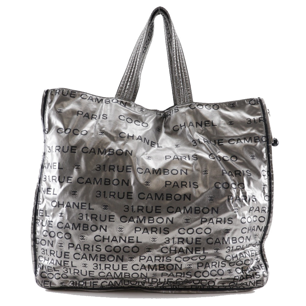 Chanel Nylon 31 Rue Cambon Shopping Tote Canvas Tote Bag A46113 in New Condition